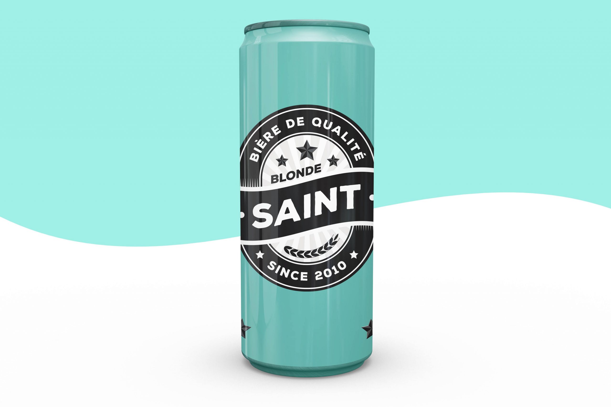 Bière créative packaging SAINT 4